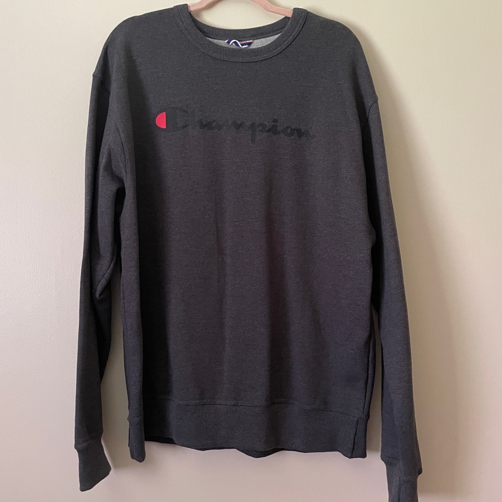 champion gray sweater